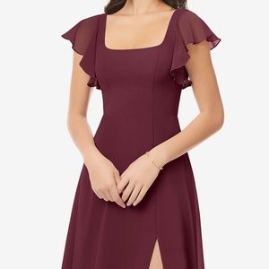 Azazie Bondi Bridesmaid Dress in Cabernet